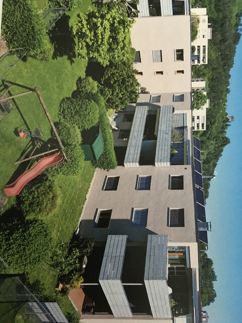 Terrassenwohnung mit großem Garten und Terrasse in Gebrauchtgebäude - 17,98 m² Terrasse, 127,54 m² Garten, 6,13 m² Keller, 25 m² Fahrradabstellraum.