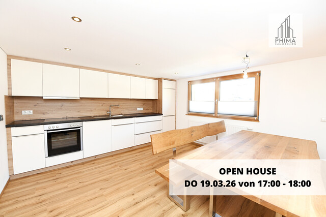 Alpiner Wohntraum: Helle 4- Zimmer Wohnung mit großer Terrasse