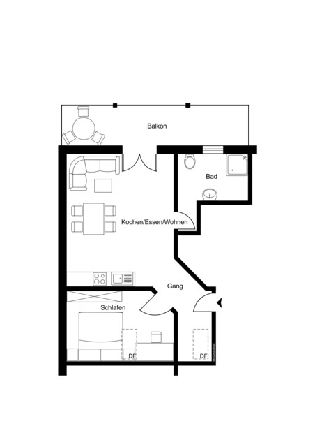 Preiswerte 3-Zimmer Maisonette Wohnung