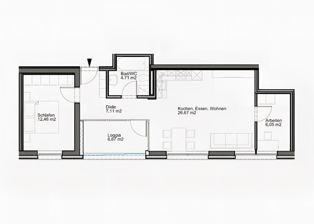Ihr neues Zuhause in Lustenau – Moderne 2,5-Zimmerwohnung mit Wintergarten zu vermieten!