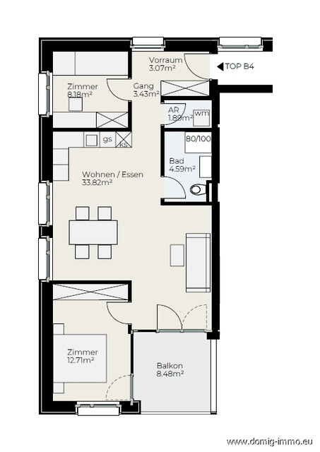 Moderne Eigentumswohnung im Erstbezug – provisionsfrei & förderfähig | Haus B - TOP 4