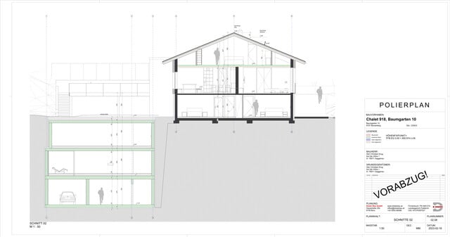 Chalet mit Ferienwohnsitz, Variante 1