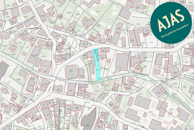 Grüne Oase im Herzen von Hard – 608 m² Grundstück am Dorfbach