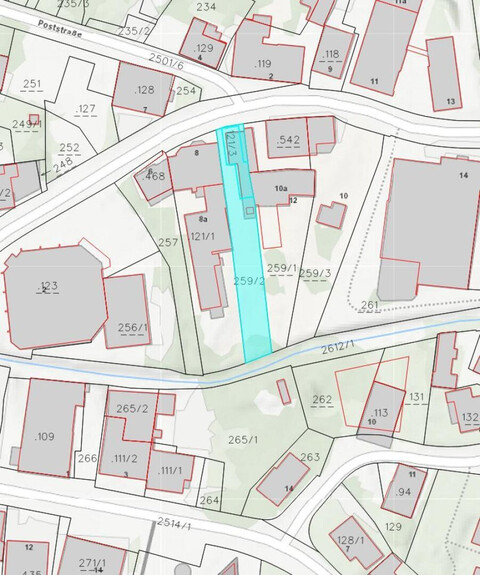 Grüne Oase im Herzen von Hard – 608 m² Grundstück am Dorfbach