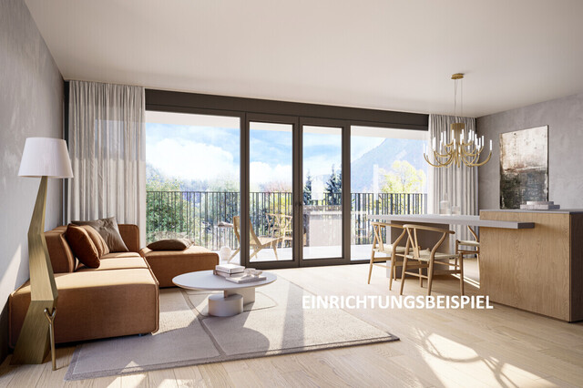 Moderne 3-Zimmer-Dachgeschosswohnung mit Terrasse in grüner Oase