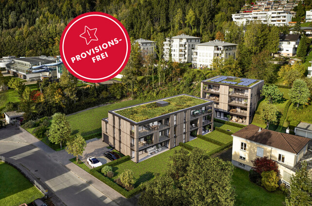 Moderne 3-Zimmer-Dachgeschosswohnung mit Terrasse in grüner Oase
