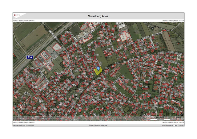 Tolles Grundstück für Ihr neues Zuhause in ruhiger Lage in Altach