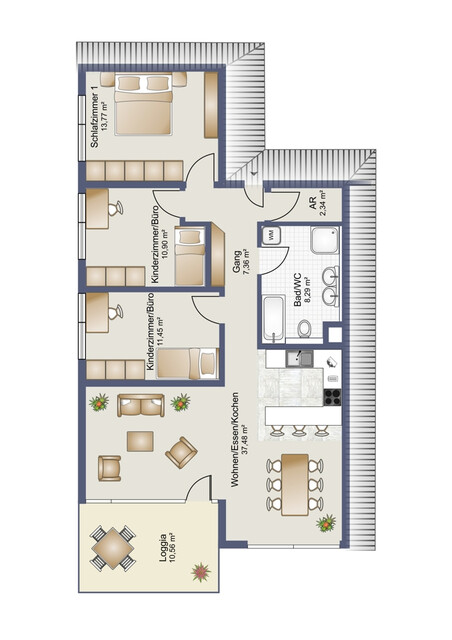 4-Zimmer-Wohnung - Ihr Familienglück in Dornbirn