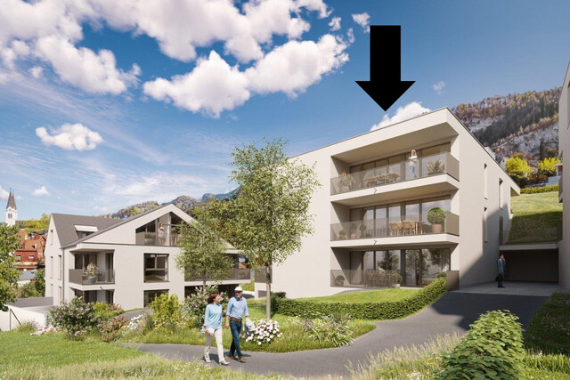 Top 05-HA2  |  hochwertige 2-Zimmer-Terrassen-Wohnung in Götzis-Steig 18 zu verkaufen - IHR neues Zuhause entsteht in diesem Moment