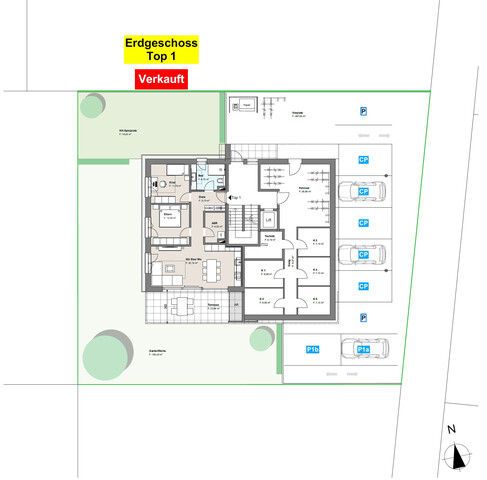 3-Zimmerwohnung mit Lift und Carport (Top 3)