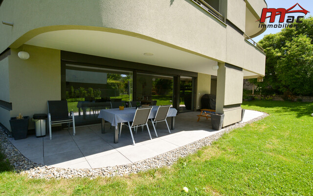 Neubau – Gartenwohnung mit großzügigem Privatgarten in ruhiger Sackgassenlage