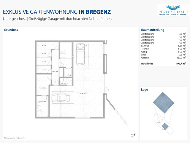 Exklusive Gartenwohnung in Bestlage von Bregenz!