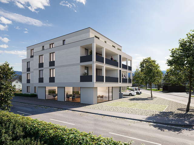 Attraktive 1-Zimmer Gartenwohnung in zentraler Lage in Koblach