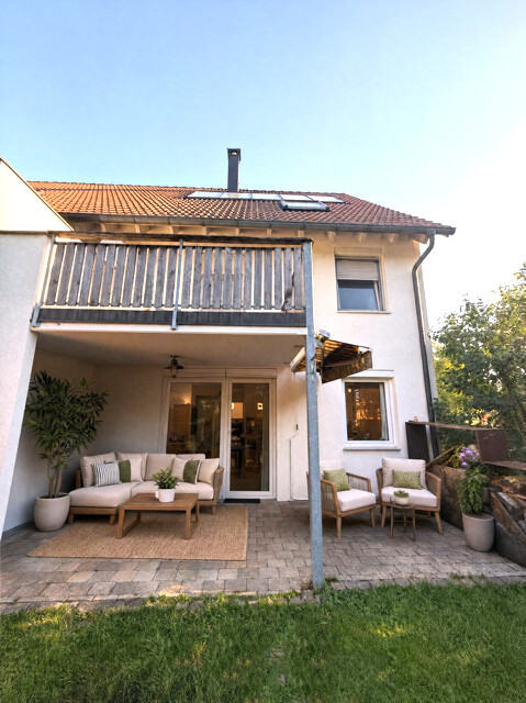 Geräumiges Reihenhaus in bester Sonnenlage, Lustenau, Balkon, Terrasse, Garten, 2 Garagenplätze, Keller und Fahrradabstellraum