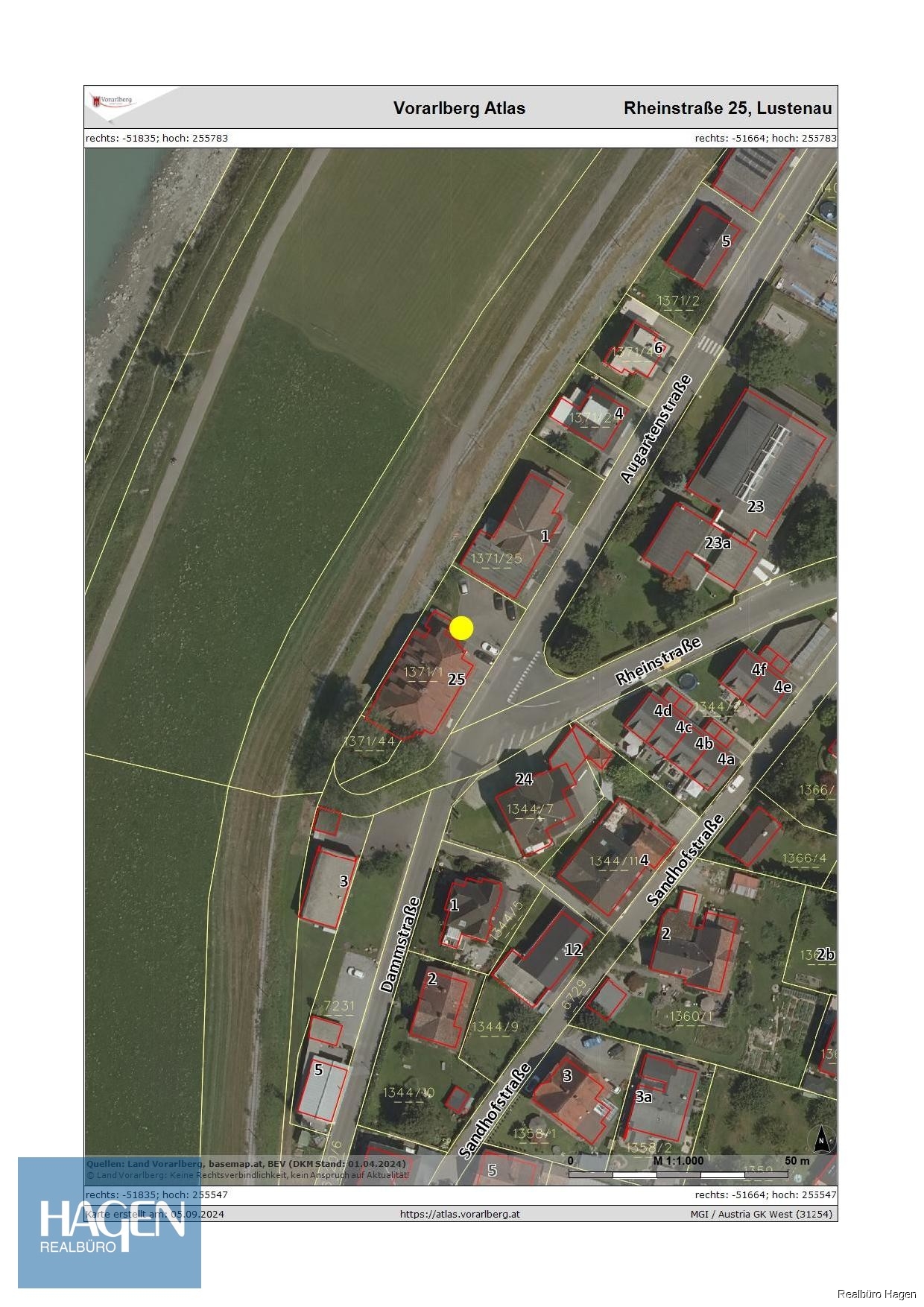 2 Zimmer Maisonettewohnung in Lustenau zu vermieten!
