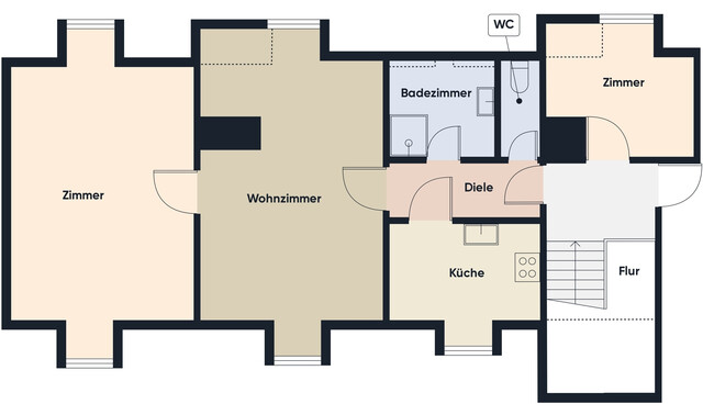 Angenehme 3-Zimmer-Wohnung in zentralster Lage zur Miete!