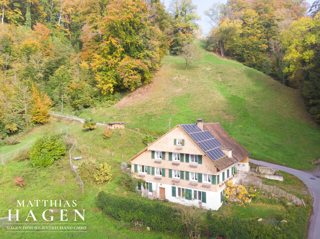 Seltenheit: Kleine Landwirtschaft mit Blick über Dornbirn