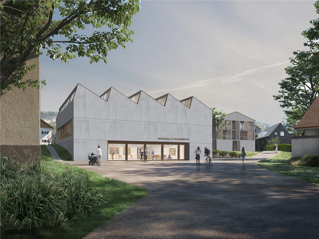 Gewerbelokal im Quartier am Rickenbach Haus HG