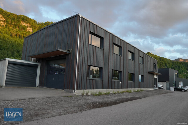 Vielseitig verwendbare Gewerbehalle mit guter Infrastruktur 
in Hohenems