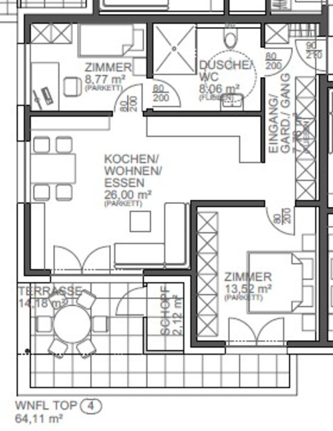 3-Zimmer-Wohnung mit herrlichem Balkon - Erstbezug