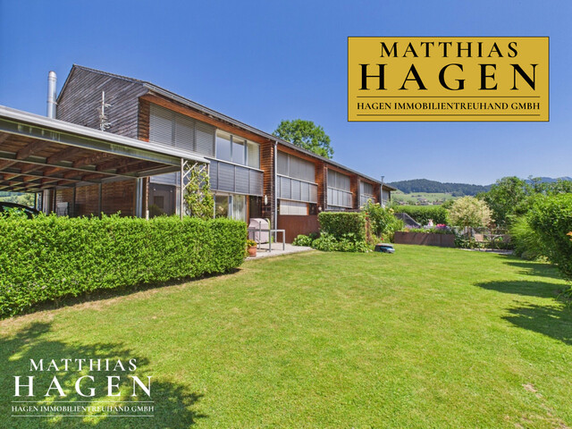 Familienfreundliches Eckreihenhaus mit großem Garten in idyllischer Lage in Lingenau