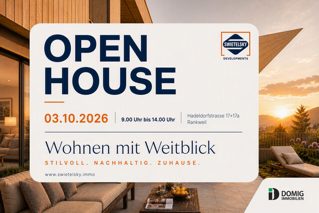 Hochwertige 2-, 3- und  4-Zimmer-Garten-Terrassen- und Dachgeschosswohnungen in Rankweil Hadeldorfstraße 17 und 17a