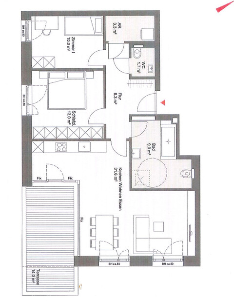 Traumhafte 3 Zimmer-Terrassenwohnung nicht weit vom Bodensee entfernt!