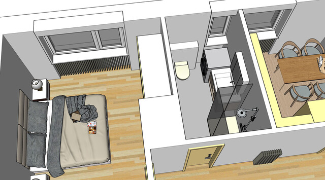 2-Zimmer-Wohnung in ruhiger Lage von Bludenz. Ideal für Anleger. Mit Umbaupotential zur 3-Zi-Whg! Ohne Vermittlungsprovision! 