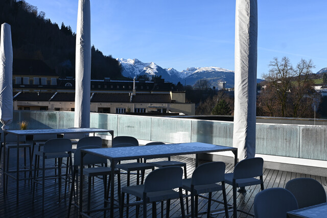 Dachgastronomie im Montforthaus Feldkirch