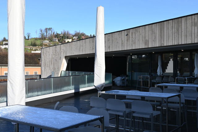 Dachgastronomie im Montforthaus Feldkirch