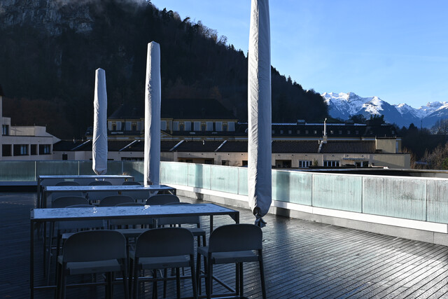Dachgastronomie im Montforthaus Feldkirch