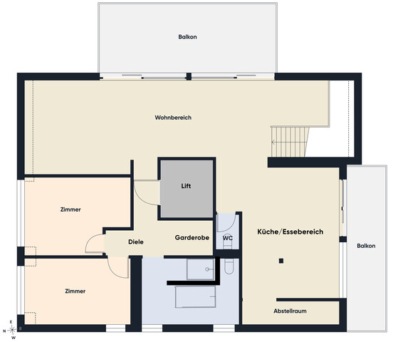 Über den Dingen wohnen – stilvolle Maisonette mit unvergleichlicher Aussicht