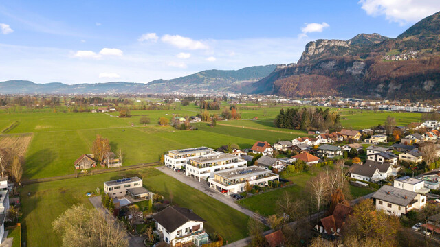 Hohenems: moderne Dachgeschosswohnung mit über 100m² Wohnfläche und ca. 90m² Terasse!