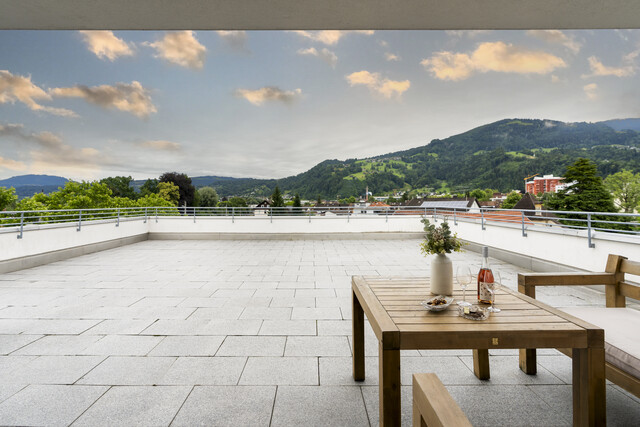 Atemberaubende Wohnung über den Dächern Dornbirn´s - 149qm Terrasse! 