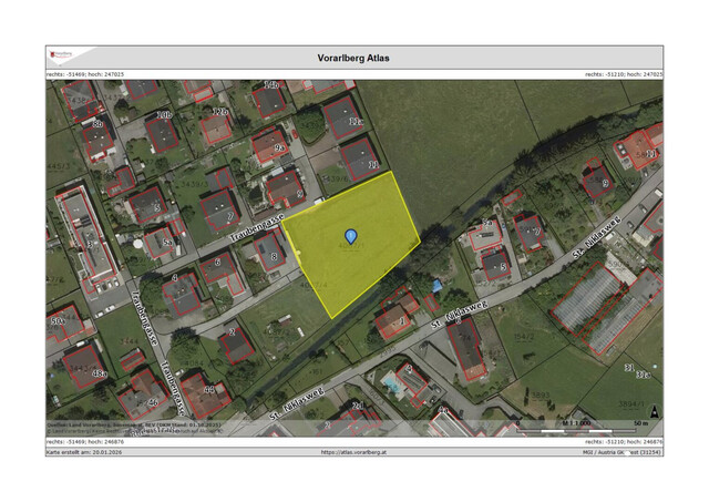 Tolles Grundstück für Ihr neues Zuhause in ruhiger Lage in Altach