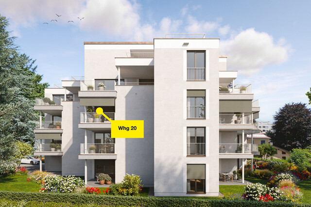 2-Zimmerwohnung mit Terrasse | Top 20