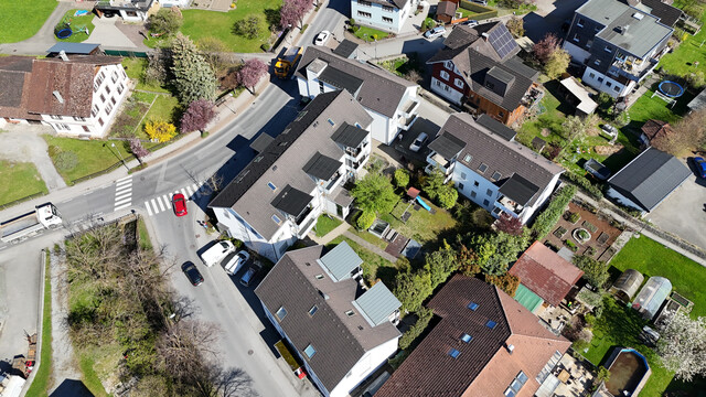 2-Zimmerwohnung im Dachgeschoss zu verkaufen - zentrale Lage in Rankweil,  Einzug ab Februar möglich (Tiefgaragenplatz inklusive)