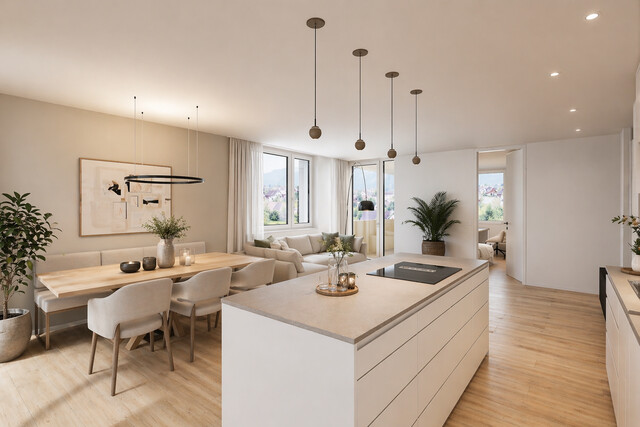 Exklusive 4-Zimmer-Dachwohnung (optional als 3-Zimmer-Wohnung) in Göfis - Top 4 