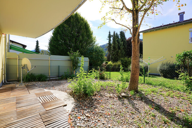 Attraktive 1-Zimmer-Wohnung mit Garten
