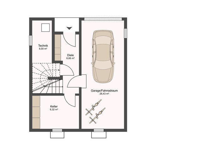 Tolles Einfamilienhaus in Hanglage mit Keller und Garage