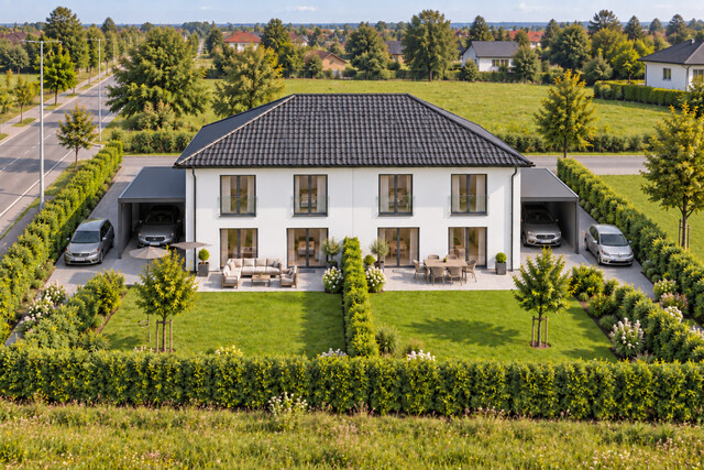 Top-Doppelhaushälfte 5,5 Zimmer und großer Garten