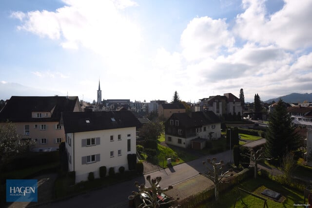 Top gepflegte 2-Zimmer-Dachgeschosswohnung mit Panoramaausblick in Lustenau