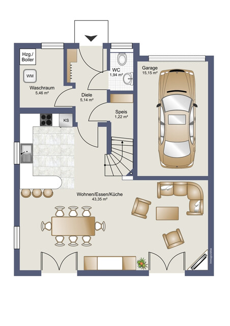Ihr neues Zuhause: Doppelhaushälfte in ruhiger Lage