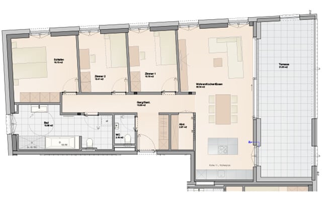 Fixer Baustart Frühjahr 2025: 4-Zimmer Terrassenwohnung | HOHE Wohnbauförderung möglich (Top B03)