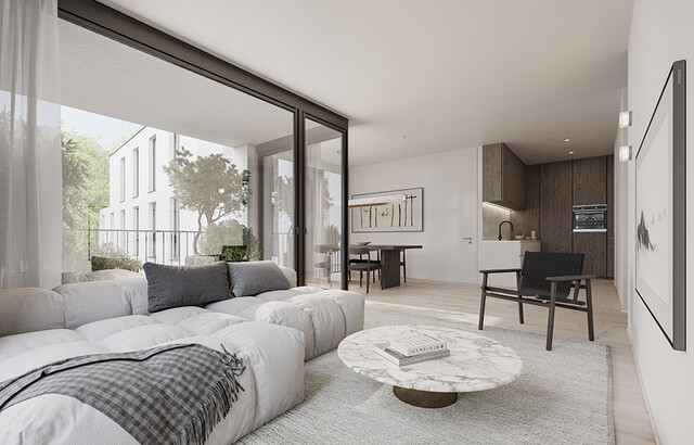 Im Bau: 3 Zimmer Terrassenwohnung  mit Abstellraum (Top A06)