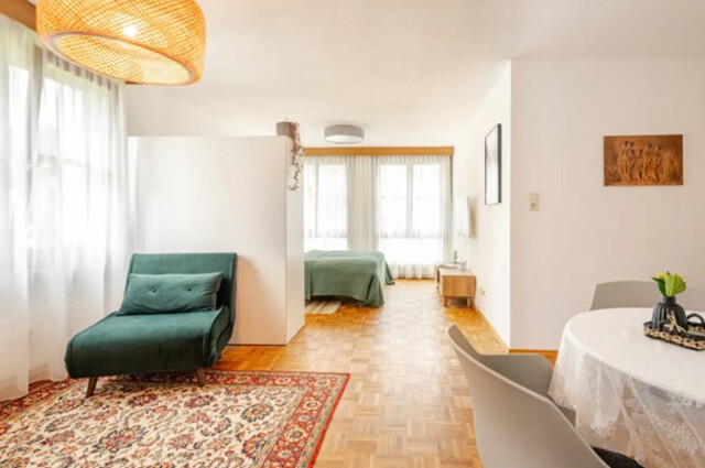 Helle, sanierte 1,5 Zimmer-Wohnung mit Tiefgaragenplatz in Bregenz