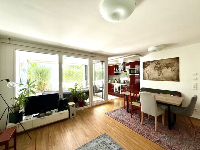 Stadtmitte - Zwei-Zimmer Gartenwohnung