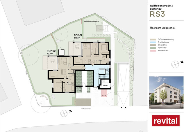 Spitzenlage - zentrumsnahe & ruhige Gartenwohnung - Top 2 - Bezugsbereit - Jetzt Nebenkosten sparen