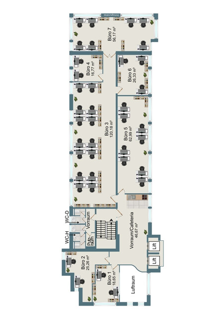 Attraktive Bürofläche mit hoher Arbeitsqualität im Bodenseeraum