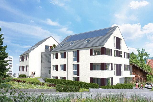 Ruhige 2-Zi-Wohnung mit Blick ins Grüne